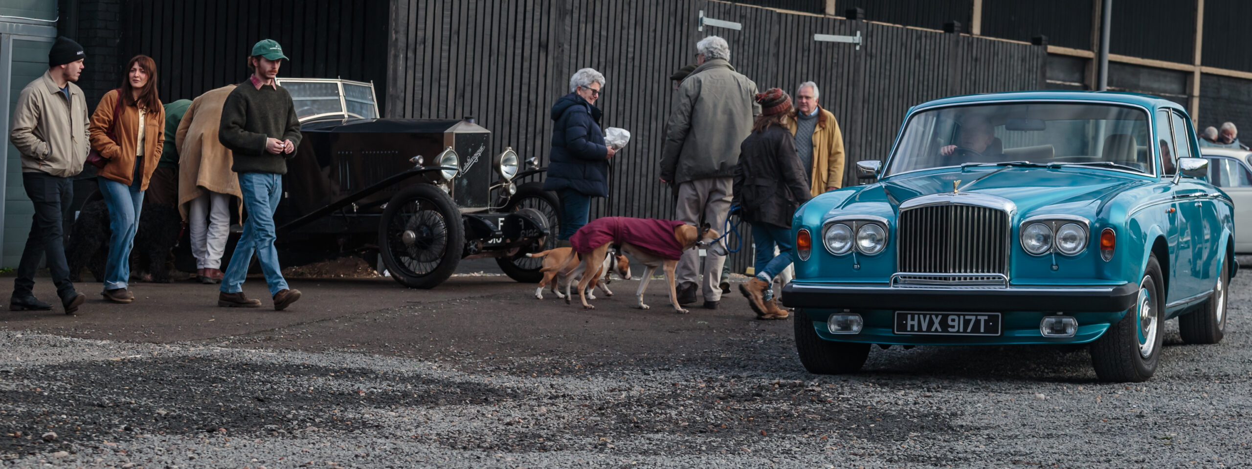 Aubrey Halls classic car breakfast meet