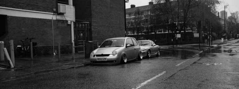 Modified cars on Druid Street, South London